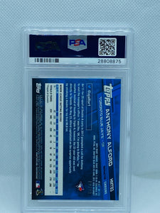2017 TOPPS CHROME UPDATE ANTHONY ALFORD #HMT93 RC ROOKIE XFRACTOR /99 PSA 9