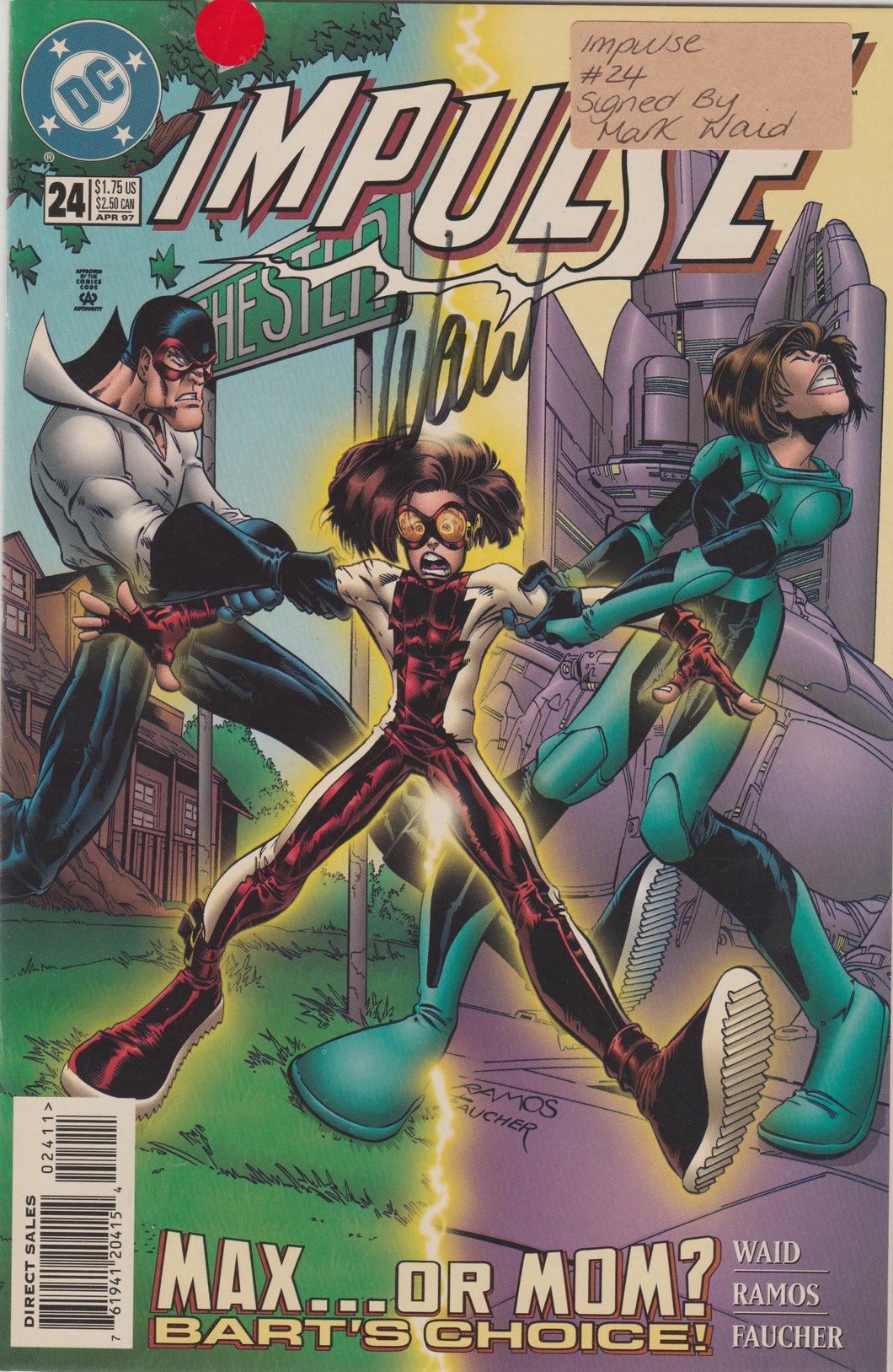 Impulse 24 signed by Mark Waid
