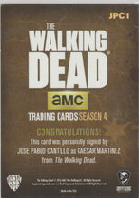 Load image into Gallery viewer, Jose Pablo Cantillo as Caesar Martinez in the Walking Dead signed trading card
