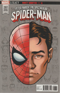 Peter Parker Spectacular Spider-Man 297 (Headshot variant) 2018