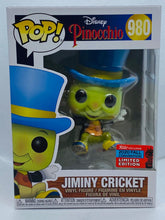 Load image into Gallery viewer, Jiminy Cricket - Pinocchio 2020 Fall Convention (NYCC) limited edition exclusive funko pop
