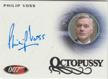 Load image into Gallery viewer, Philip Voss (Octopussy) James Bond signed trading card
