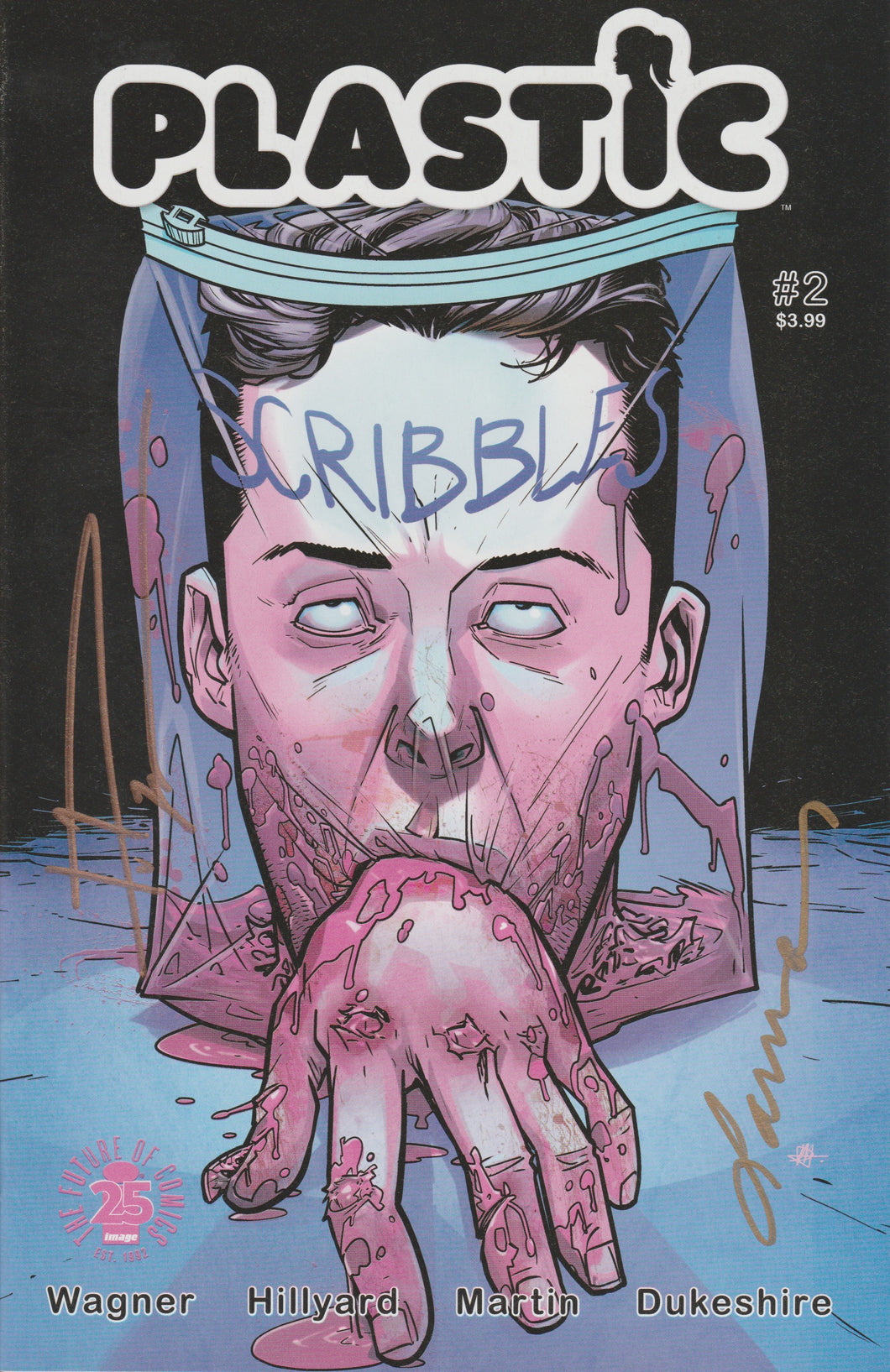 Plastic #2 (Gore variant) signed by Doug Wagner & Laura Martin