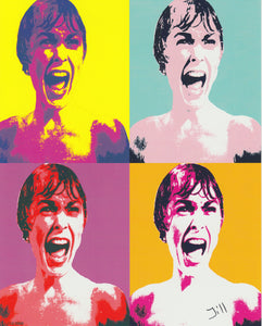 Psycho (Andy Warhol style) Art print signed by Artist Jill Kimble (number 112 of 2000)