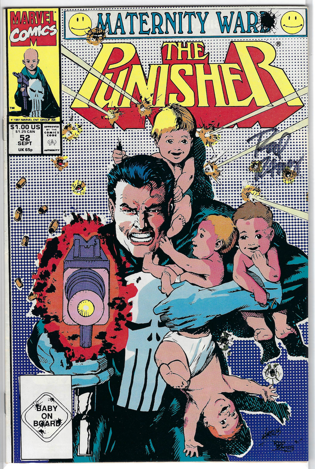 The Punisher #52 signed by Rodney Ramos