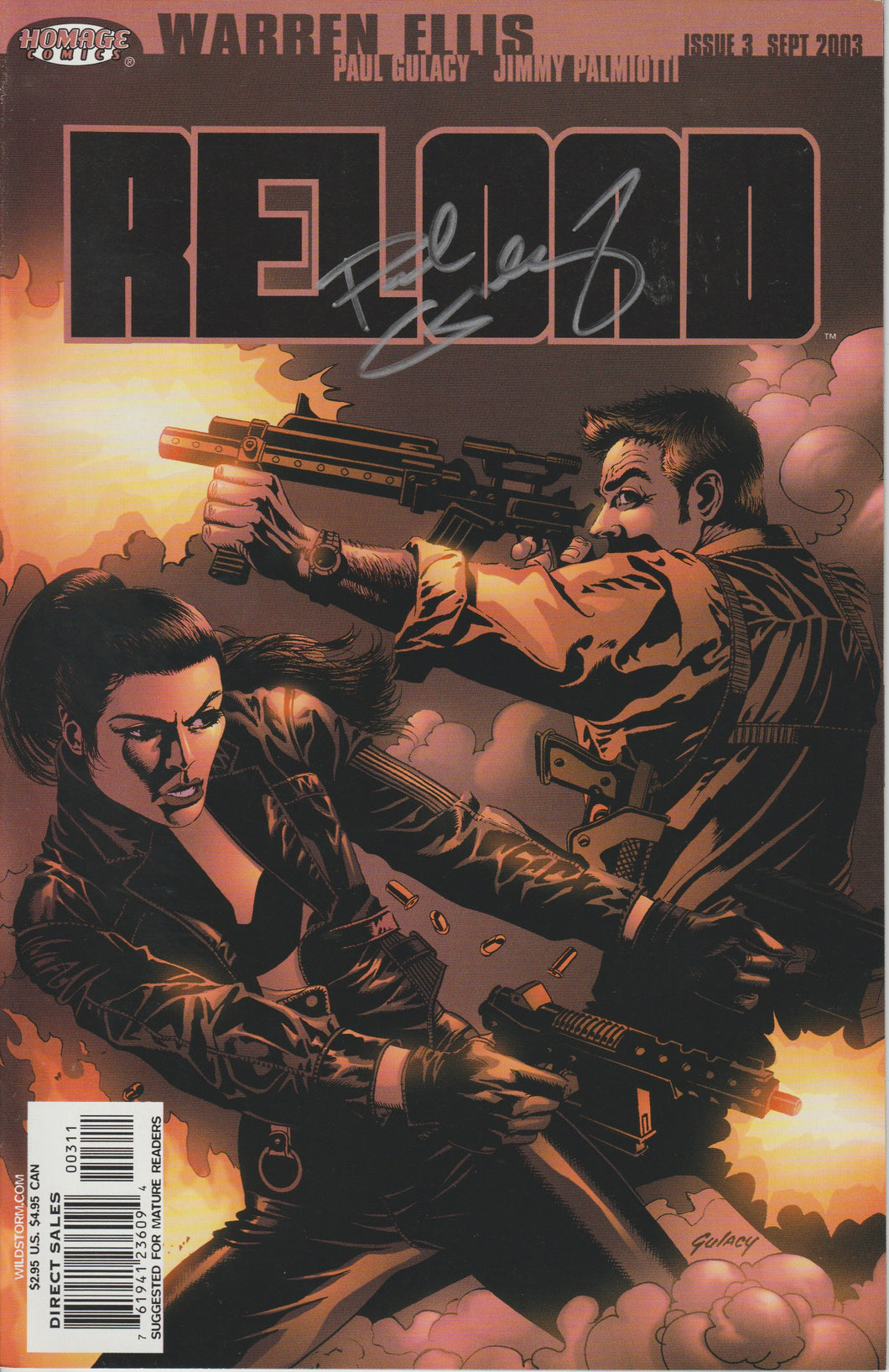 Reload #3 signed by Paul Gulacy