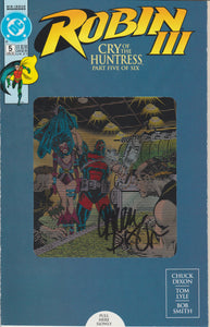 Robin III #5 (Lenticular) signed by Chuck Dixon