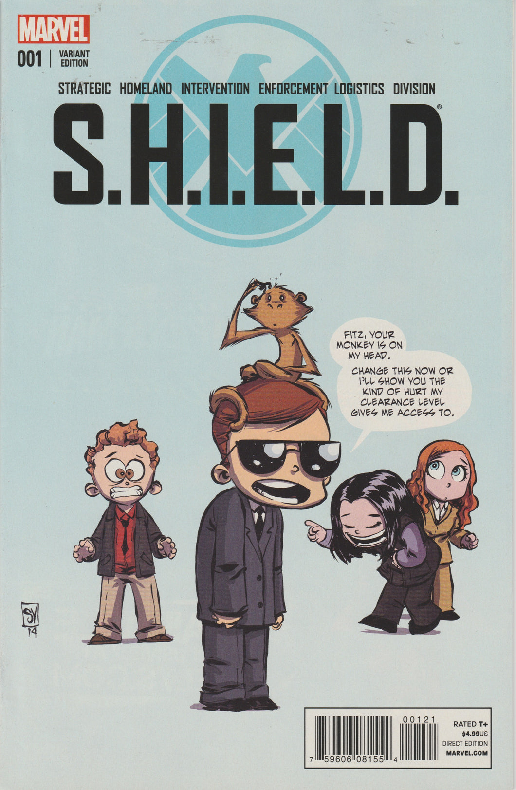 S.H.I.E.L.D. #1 (cover B - Skottie Young Baby Variant)