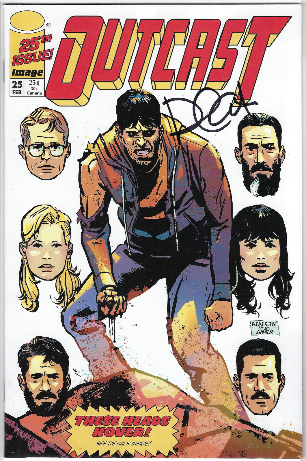 Outcast 25 variant signed by Paul Azaceta