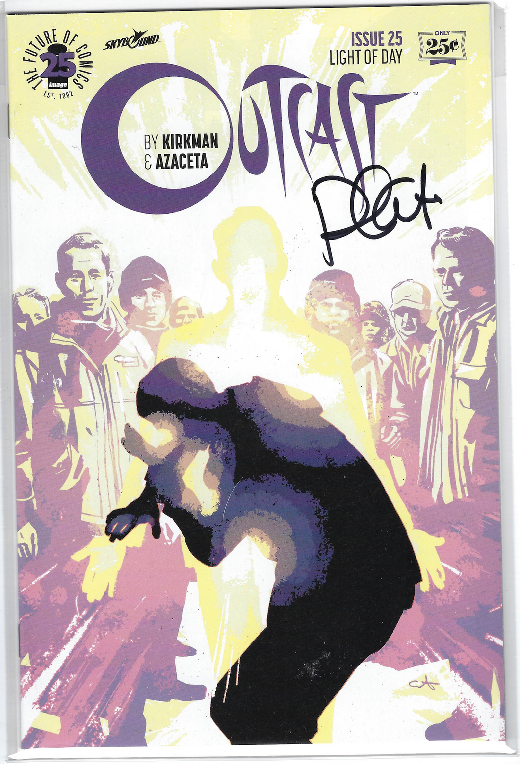 Outcast 25 signed by Paul Azaceta
