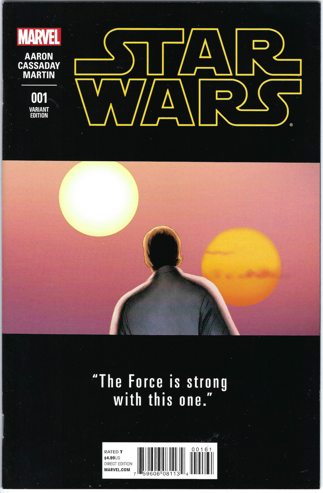 Star Wars #1 John Cassaday : Luke Skywalker variant