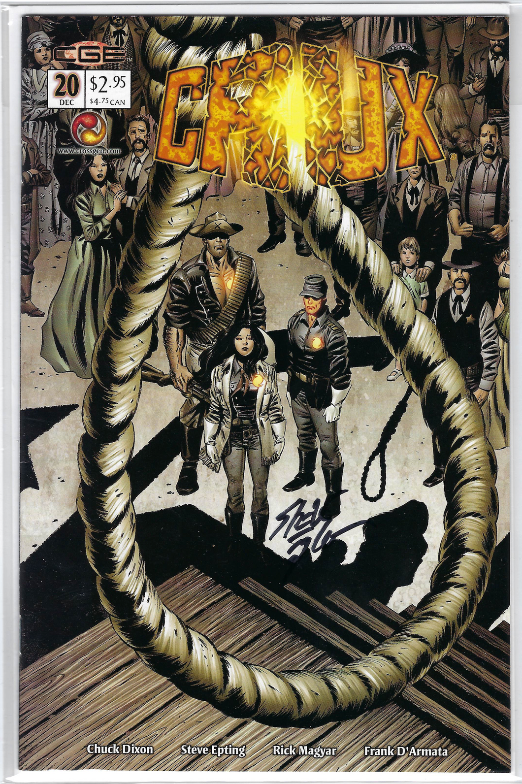 Crux #20 signed by Steve Epting