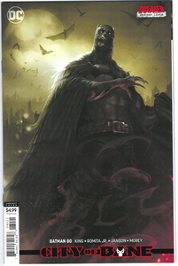 Batman #80  (Francesco Mattina card stock variant) DCeased variant cover