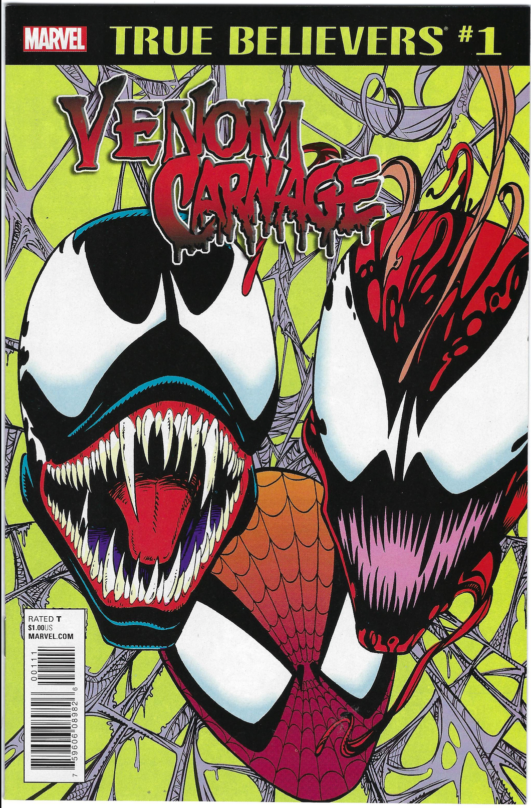 Venom Carnage True Believers #1