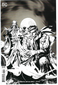 Batman vs Ra's Al Ghul (Neal Adams Black & White cover)