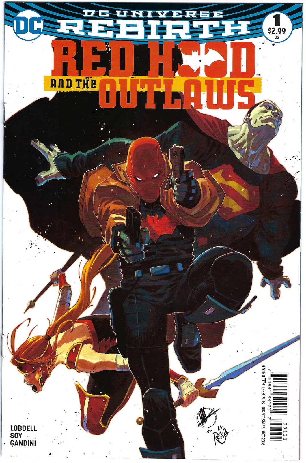 Red Hood & the Outlaws #1 (variant cover)