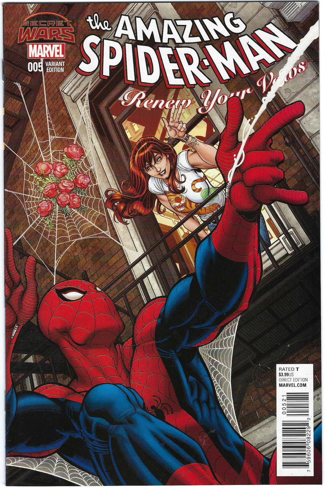 AMAZING SPIDER-MAN RENEW YOUR VOWS #5~MARY JANE VARIANT EDITION