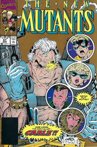 The New Mutants #87 (second printing) Spinal wear