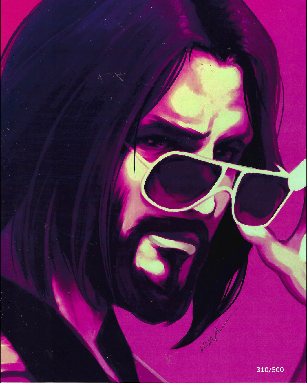 Cyberpunk 2077 limited Edition 8x10 Art Print 310/500