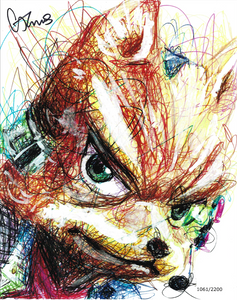 Star Fox 8x10 Art Print signed by artist Cody James (no. 1061 of 2,200)