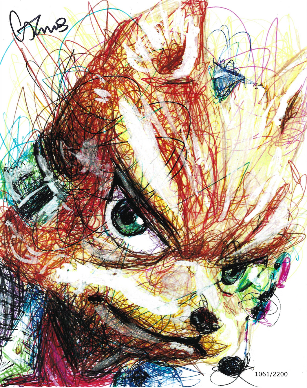 Star Fox 8x10 Art Print signed by artist Cody James (no. 1061 of 2,200)