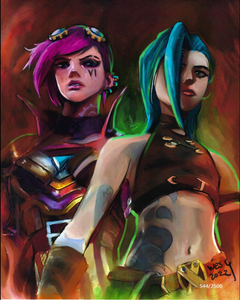 League of Legends 8x10 Art Print Signed by Artist Wesley Gardner (no. 544 of 2500)