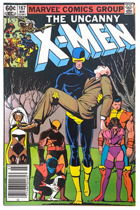 Uncanny X-Men #167 (1983) Newsstand Edition