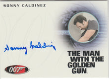 Load image into Gallery viewer, Sonny Caldinez as Kra in James Bond The Man with the Golden Gun signed trading card
