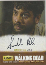 Load image into Gallery viewer, Sunkrish Bala as Dr. S in The Walking Dead signed trading card
