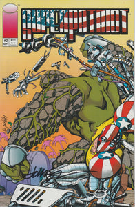 Super Patriot #2 signed by Dave Johnson