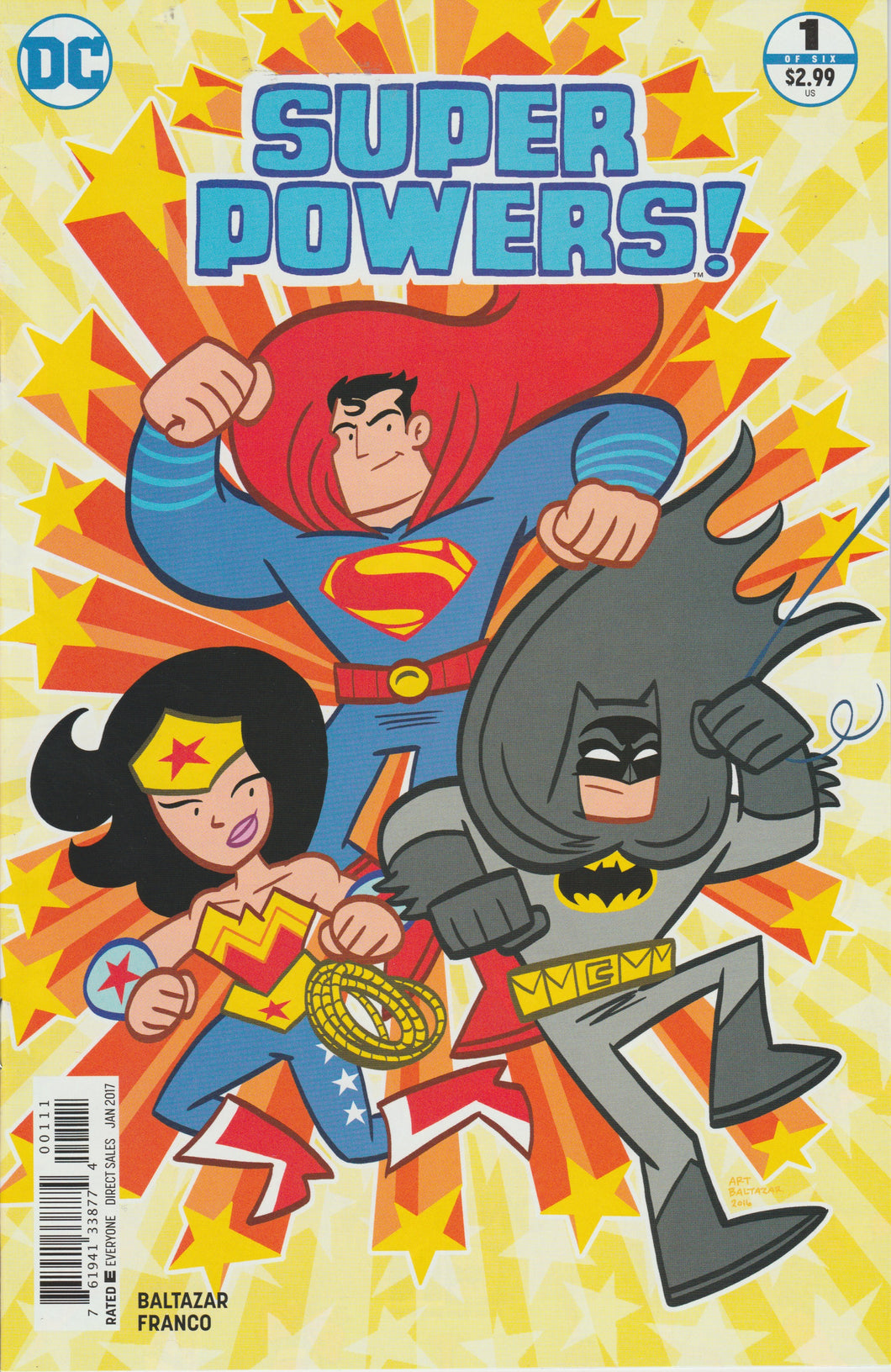 Super Powers! #1 Art Baltazar cover