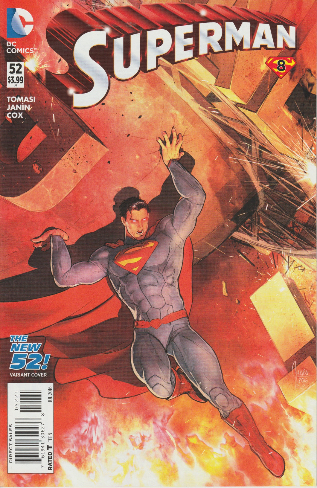 Superman #52 (The Final Days of Superman) Variant Cover