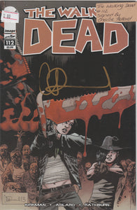 The Walking Dead 112 signed by Charlie Adlard