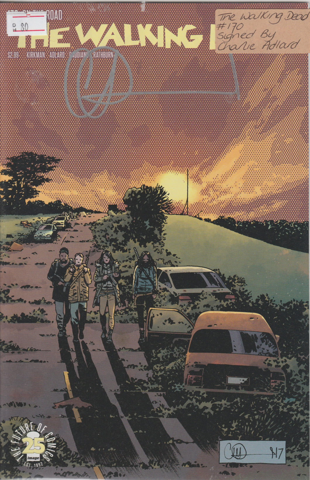 The Walking Dead 170 signed by Charlie Adlard