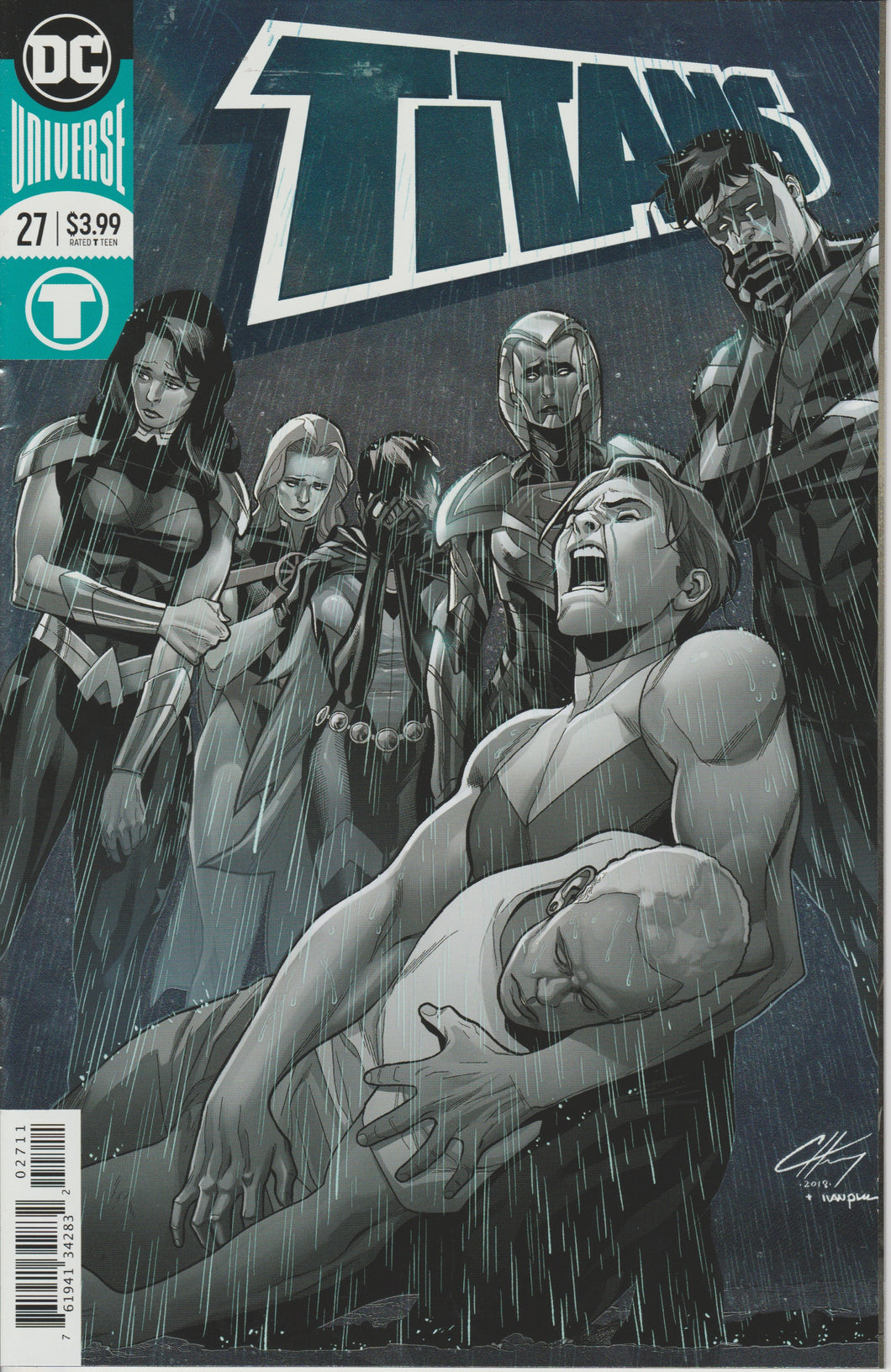 Titans #27 Enhanced Foil cover