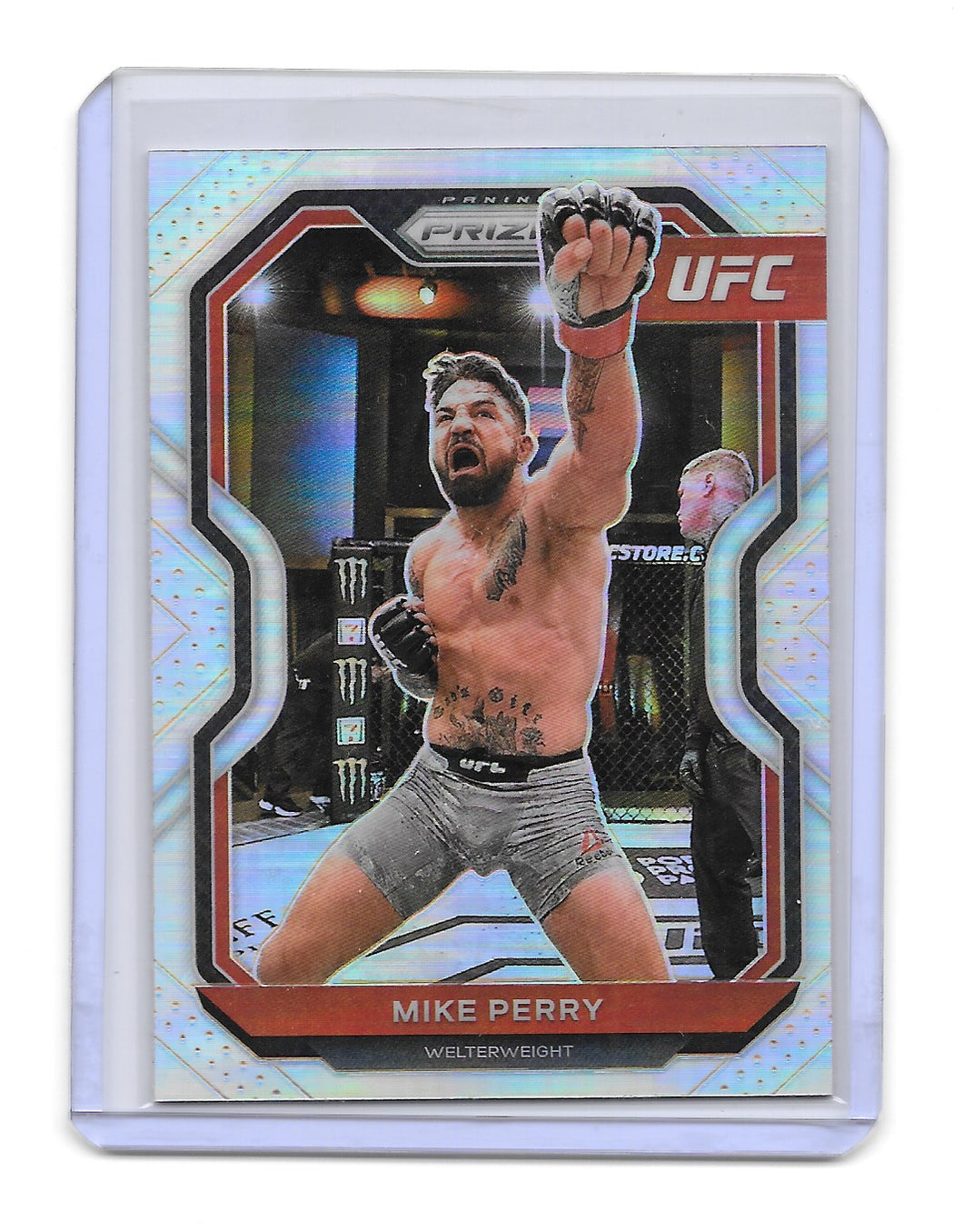 2021 Prizm UFC Mike Perry Silver Prizm #19 Trading Card