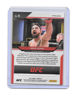 2021 Prizm UFC Mike Perry Silver Prizm #19 Trading Card