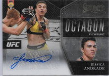 Load image into Gallery viewer, 2021 Select UFC Jessica Andrade Octagon Action Signatures Auto #146/249
