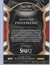 Load image into Gallery viewer, 2021 Select UFC Deiveson Figueiredo Concourse Silver Prizm #100 Flyweight
