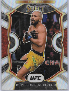 2021 Select UFC Deiveson Figueiredo Concourse Silver Prizm #100 Flyweight