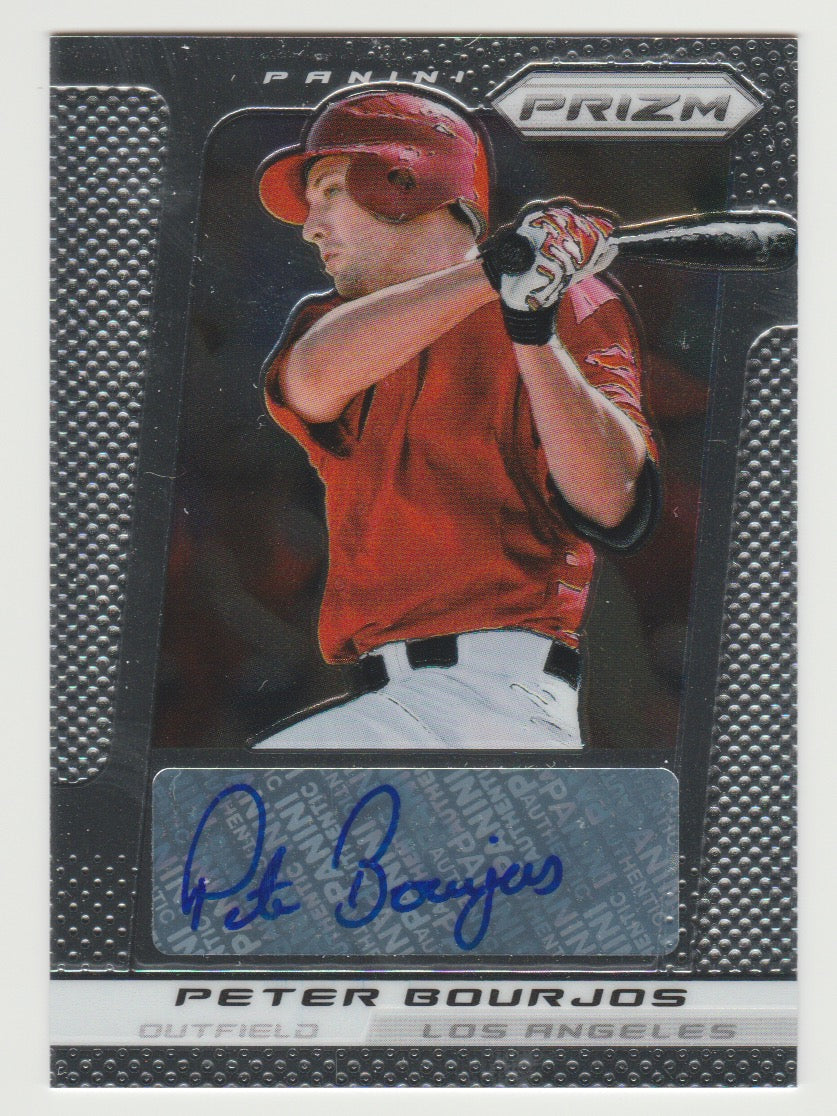 Peter Bourjos - Los Angeles -Signed Prizm card Panini 2013