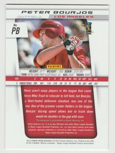 Peter Bourjos - Los Angeles -Signed Prizm card Panini 2013