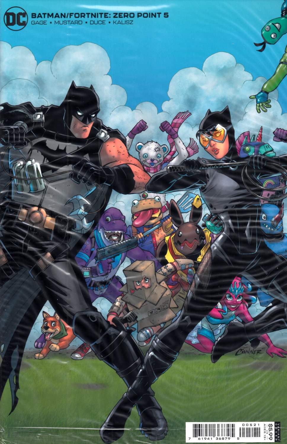 BATMAN FORTNITE ZERO POINT #5 -Cover B Catwoman Amanda Conner - 1st Print - Factory Sealed+Skin Code