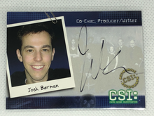Load image into Gallery viewer, CSI - Josh Berman Autograph card
