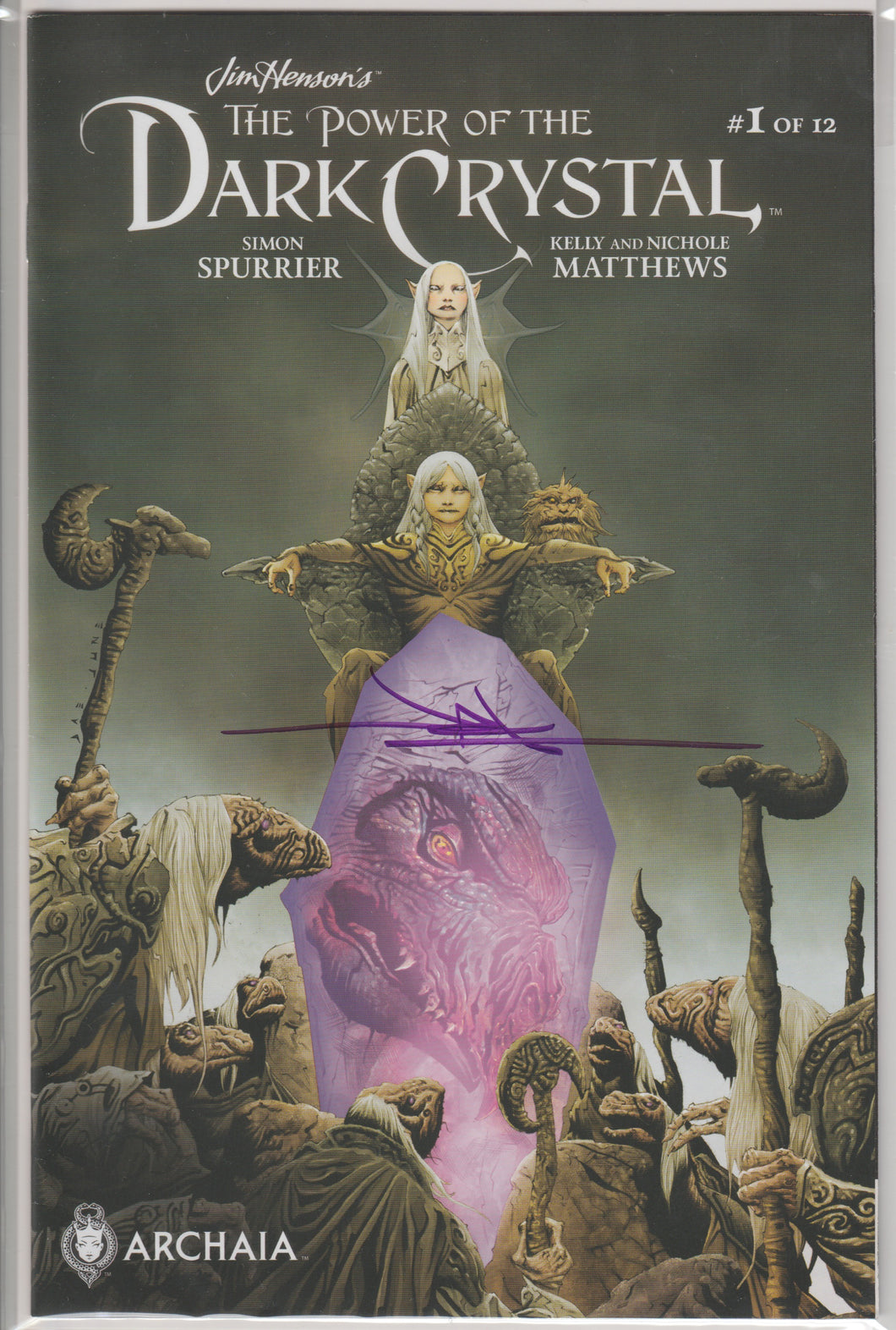 Jim Henson's The Power of the Dark Crystal #1 signed by Jae Lee