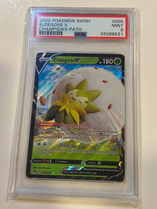 2020 Pokemon Sword & Shield Champion's Path Eldegoss V #005 PSA 9 Mint
