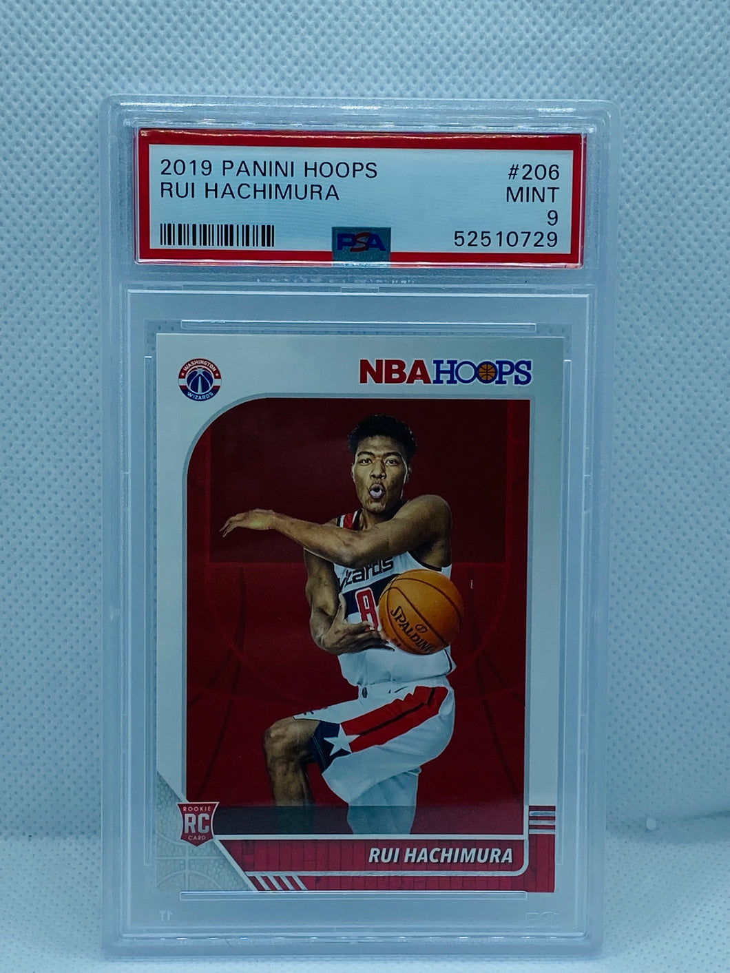 Graded Basketball Card - 2019-20 Panini Hoops Rui Hachimura RC PSA 9