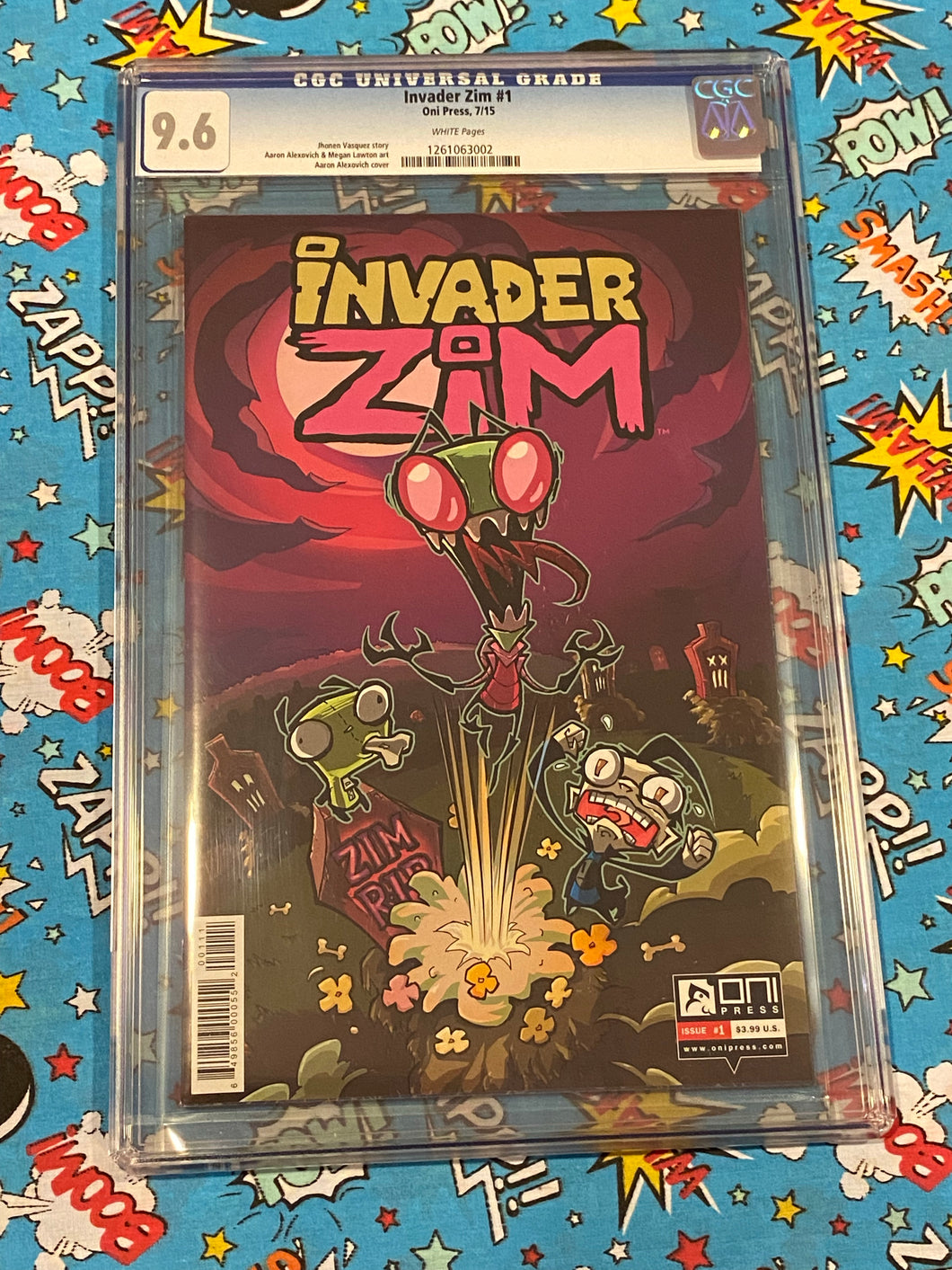 CGC 9.6 - Invader Zim #1 (Aaron Alexovich cover)