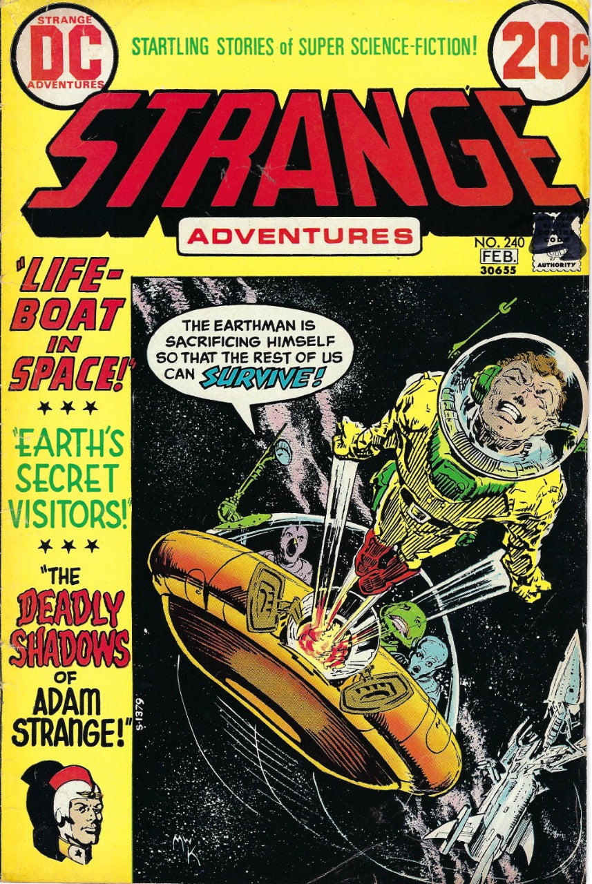 Strange Adventures #240 (VG) 1973     (pen marking on cover)