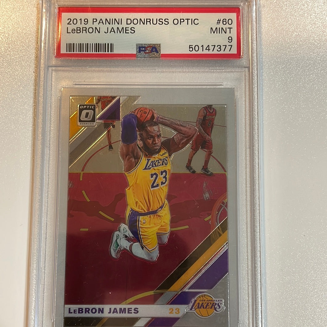 PSA Grade 9 Basketball Card - LeBron James #60